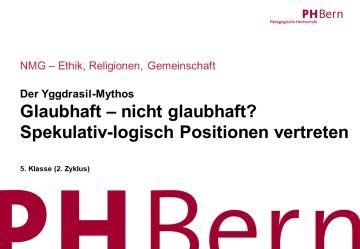 Was ist glaubhaft – was nicht? Spekulativ-logisch Positionen vertreten